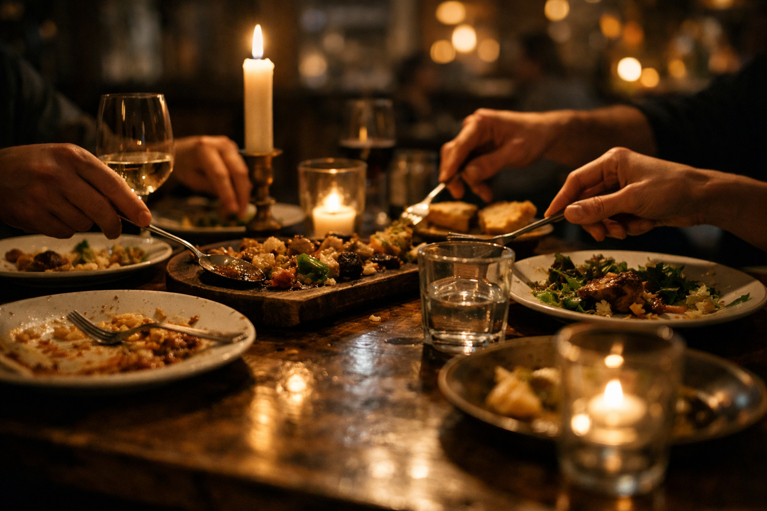 Indulgent food close-up